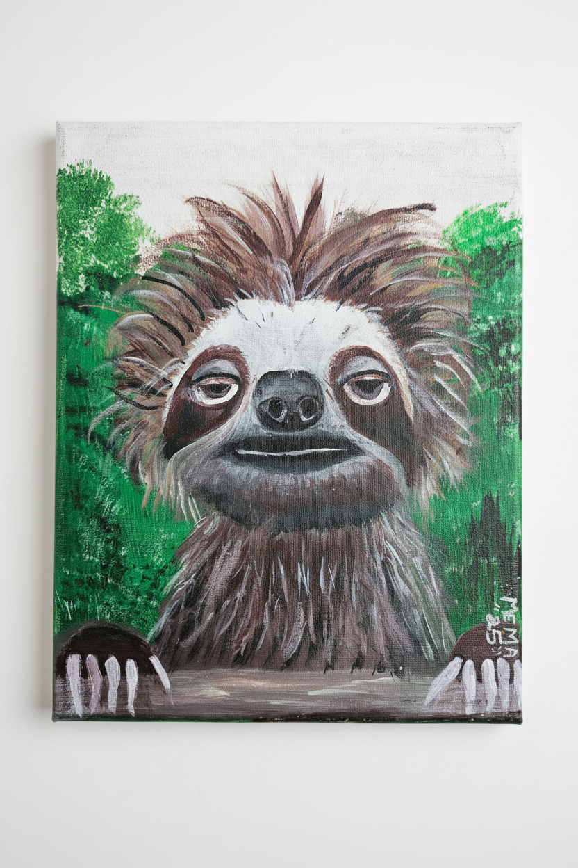 🎨 Mema Original #175- "The Stoned Sloth"